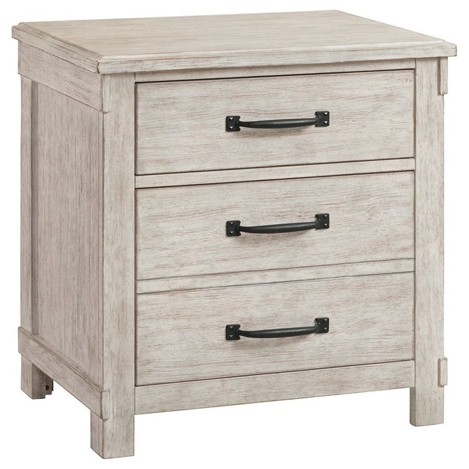 Elements International Scott 1348962 Modern Farmhouse 2Drawer
